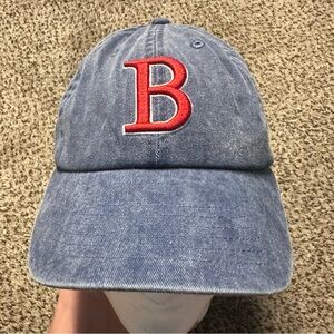 Blue Denim Boston Red Sox Cap with Red Lettering